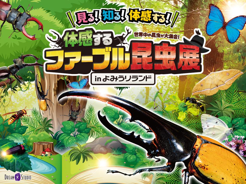 ファーブル生誕200年記念】よみうりランドで『体感型昆虫展』開催！2