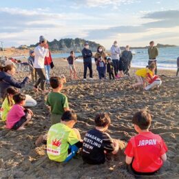 【葉山町】大浜海岸の浜辺でビーチレスリング体験会（４月２日）