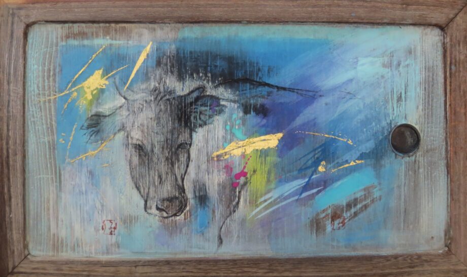 【個展のご案内】画家・戸田みどり日本画展「見捨てられた牛―光あれ」を開催。〈ギャラリー誠文堂〉