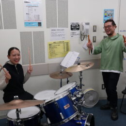 SCRミュージックでドラムレッスン体験してみた！杉田や町田で個人レッスンも【横浜ドラム教室】女性、シニア、吹奏楽部員も大歓迎！