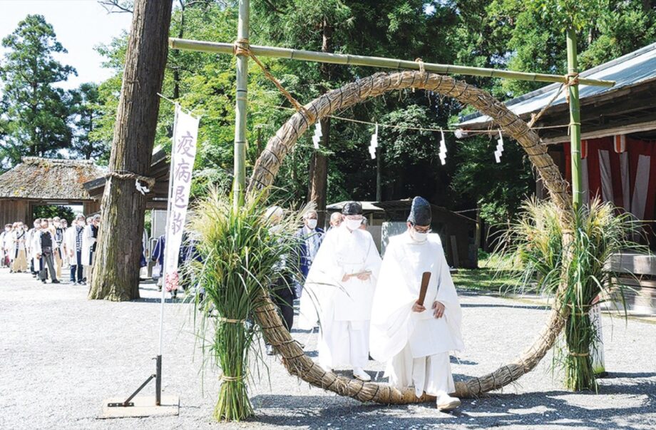 二宮町の「川勾神社 」疫病除ける夏越の大祓 2023年６月25日に実施