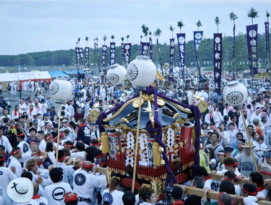 ４年ぶりの祭典開催　浜降祭パネル展で祭典の意義に触れる＠寒川神社