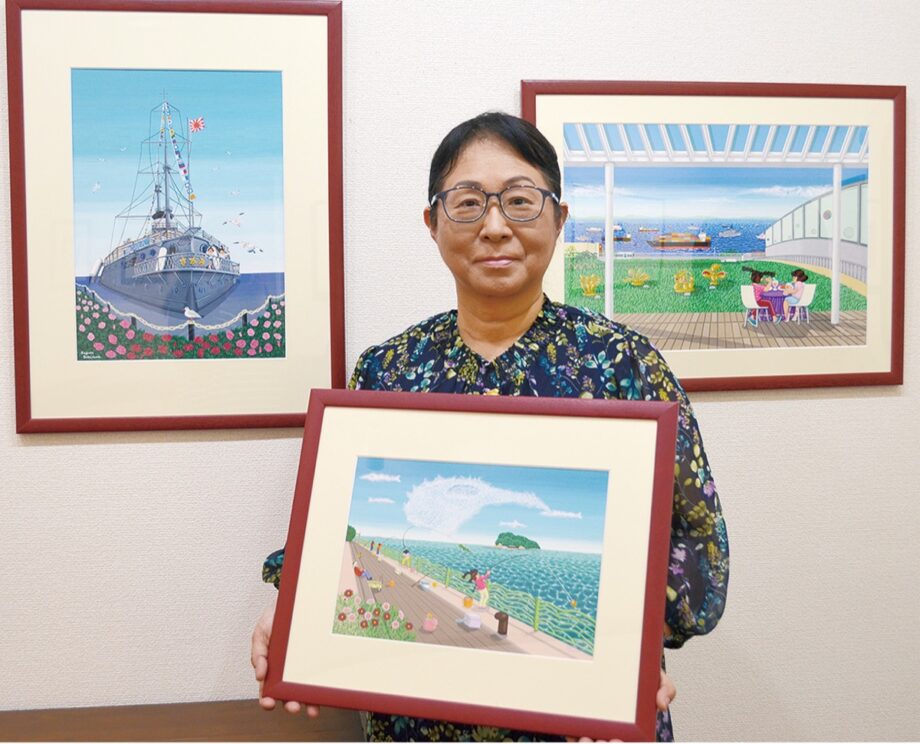 「横須賀の小さな旅」たかやまかずこさん個展が2023年6月17日～25日まで横須賀で開催