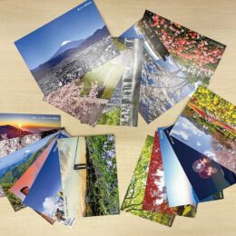 観光写真コンクールの入賞作品を使った「秦野市観光ポストカード」作成　観光協会で販売中