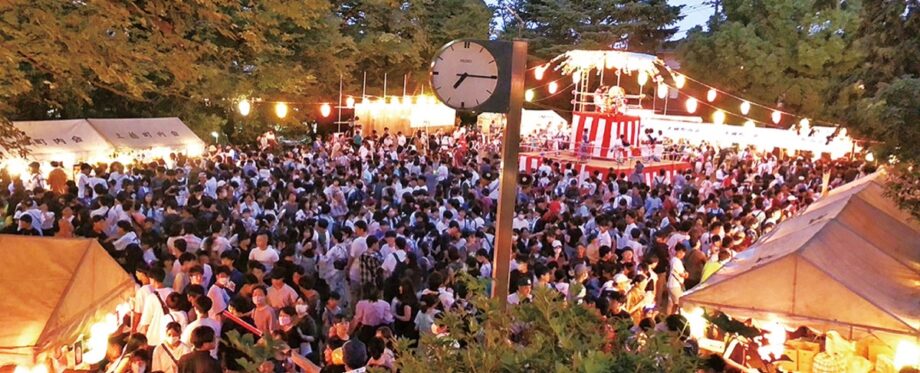 ＜土橋町内会＞ 盆踊りに５千人 屋台が復活【2023年7月28日】