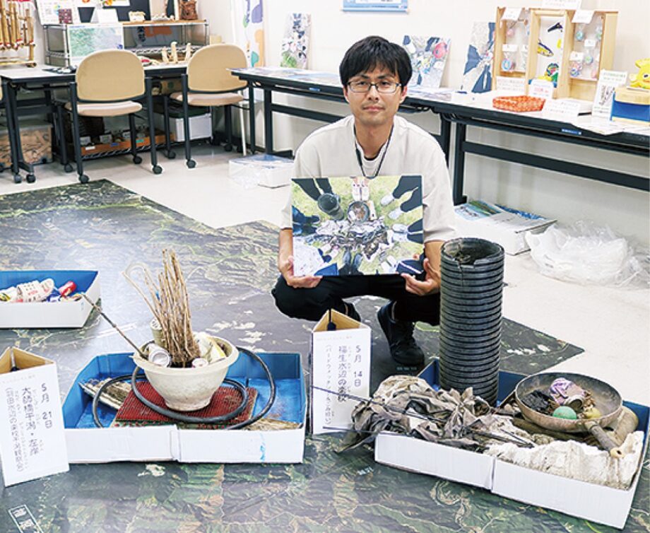 ＜川崎市・二ヶ領せせらぎ館＞ごみをよみがえらせアート作品に【7月30日まで】きれいな多摩川を未来に