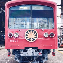 伊豆箱根鉄道大雄山線で大雄山最乗寺をイメージした「天狗電車」が運行開始！
