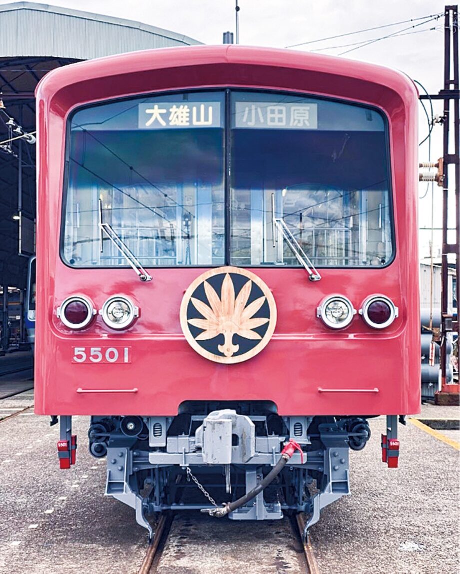 伊豆箱根鉄道大雄山線で大雄山最乗寺をイメージした「天狗電車」が運行開始！