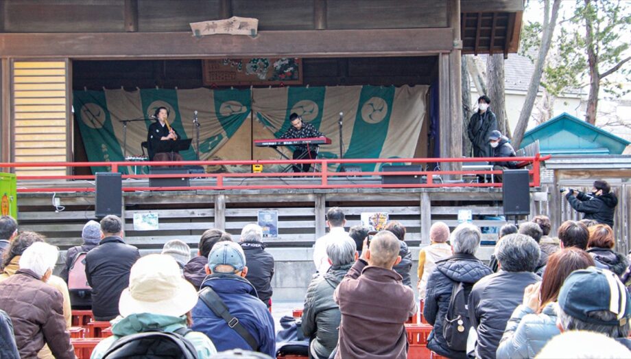 横浜市南区のお三の宮日枝神社でジャズ＜2023年10月22日＞