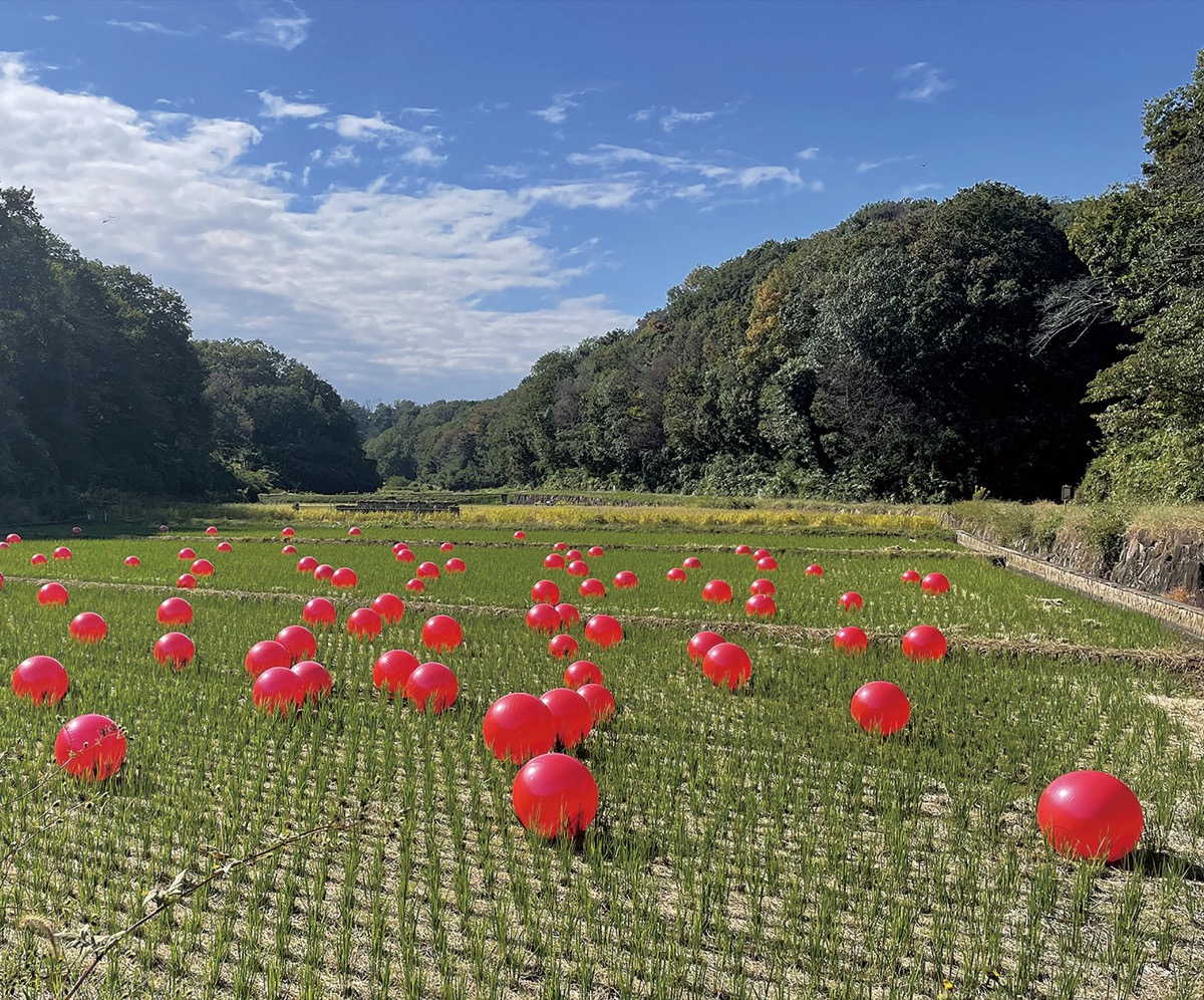 2023年横浜市青葉区の寺家回廊で里山に出現したアート作品や工房