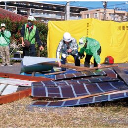 建物倒壊、救助に全力 観音町内会が訓練【2023年11月3日】