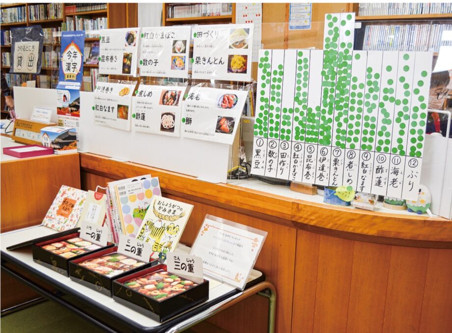 【大井町図書館】「好きなおせちの具」人気投票実施中！貸出推進や日本文化の勉強に