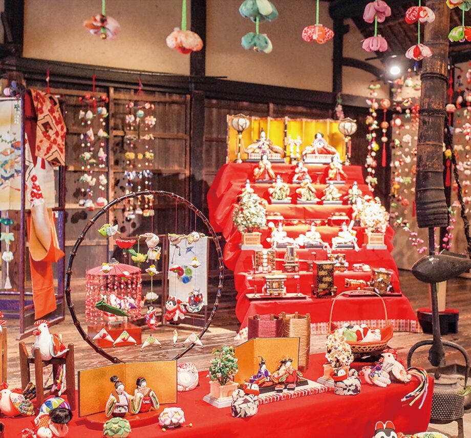 【横浜市都筑区】都筑民家園で「ひな祭り」つるし雛の展示や茶会の開催も 3月3日まで