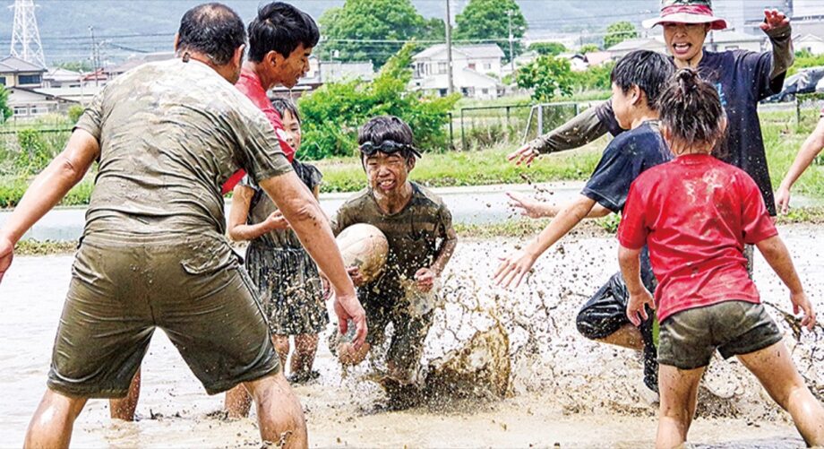 【参加費無料】６月８日「田んぼラグビー」伊勢原市加藤花園