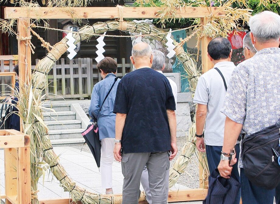 ６月30日、茅の輪で穢れはらう ＠横浜市南区のお三の宮など各神社で