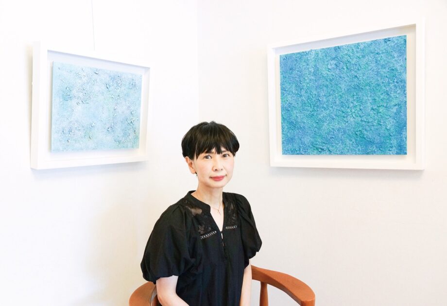 〈7月16日まで〉鴻来有希さん展示会ー葉山の海が育てる絵画ー葉山まちづくり館ギャラリーで