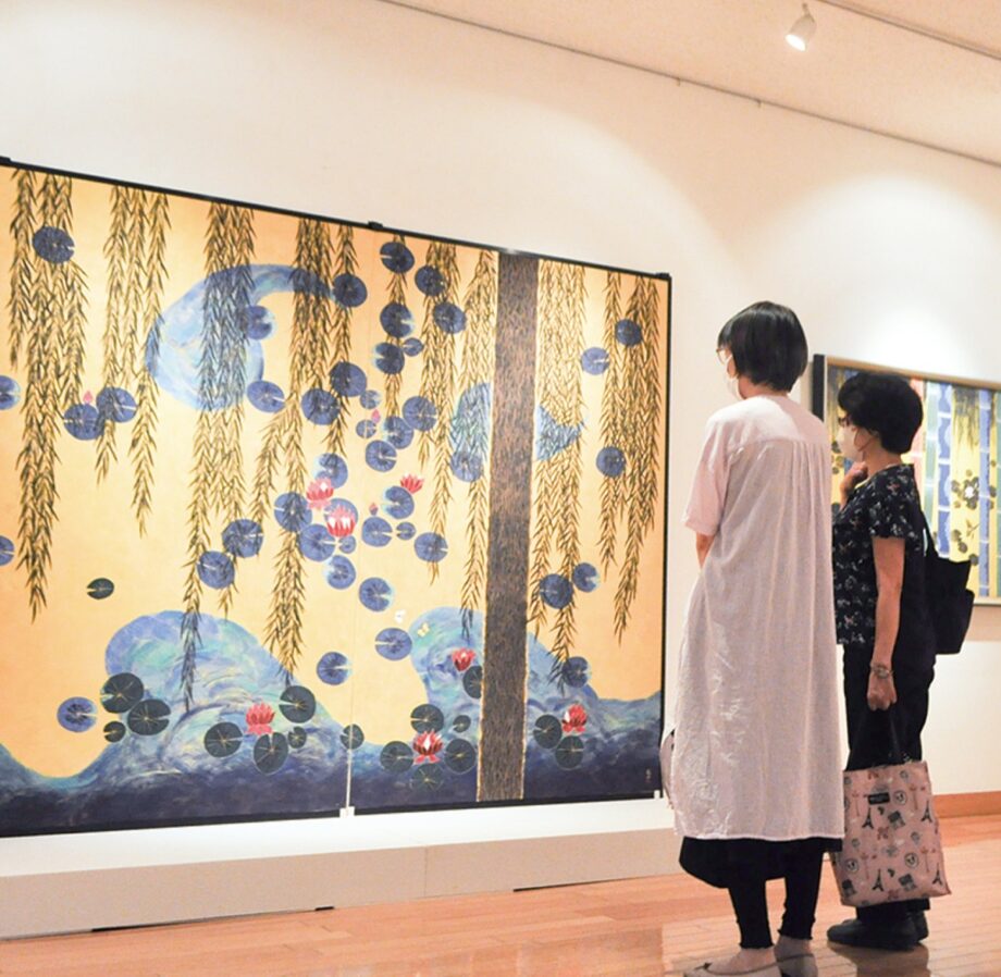 【町立湯河原美術館】「飛鳥Ⅲ」就航前に公開！日本画家・平松礼二さんの特別展「旅する日本画」開催中