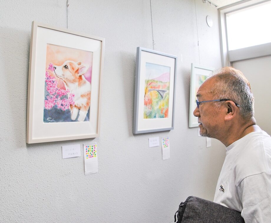 【横浜市青葉区】「水彩画の展覧会」開催中 8月5日まで@若草台地区センター