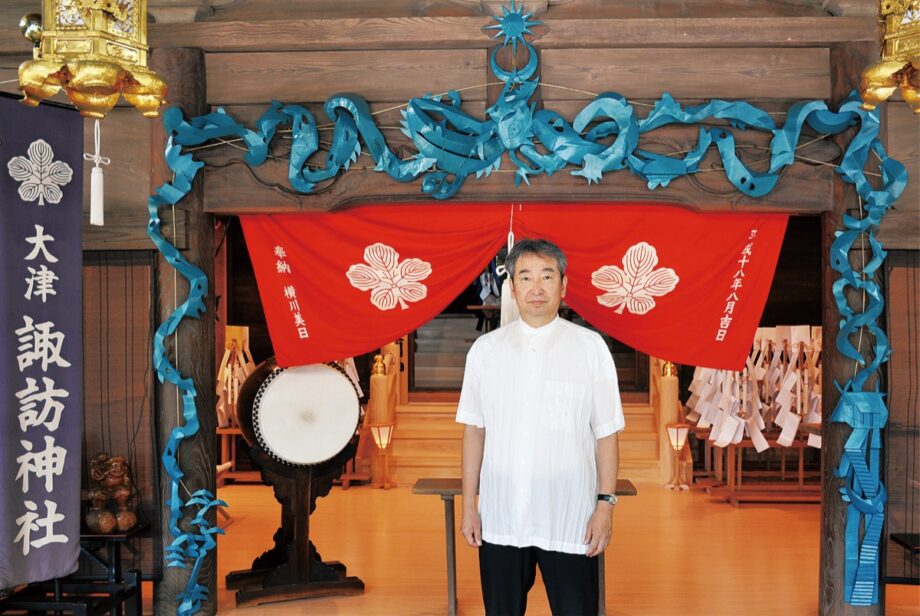 画家・石原延啓さん「龍神」現代アートで横須賀大津諏訪神社に作品奉納＜9月28日一般公開＞