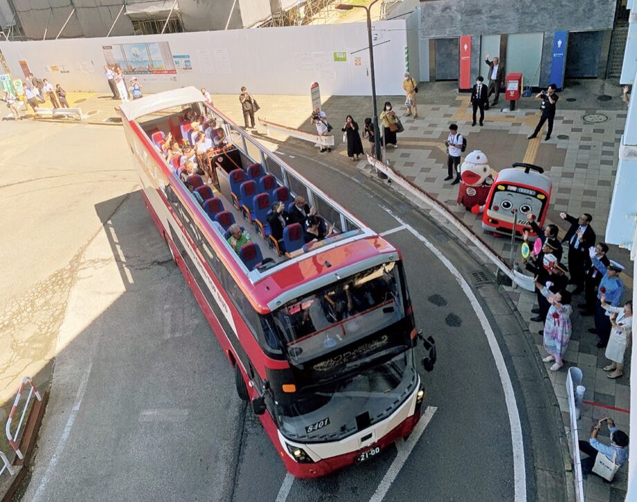 京急オープントップバス・新型車両が9月5日・三浦海岸駅から運行開始！