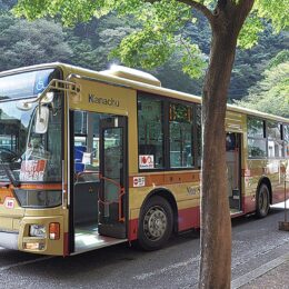 〈12月８日までの土・日・祝日〉「大山ケーブル」─「鶴巻温泉駅北口」秋の季節運行バスが開始