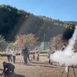 等々力緑地でロケットを作って、飛ばそう🚀