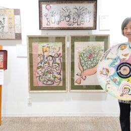 〈11月10日まで〉小田原駅東口図書館で「かくれ文字絵」アート作家小林真澄さんの個展開催中！