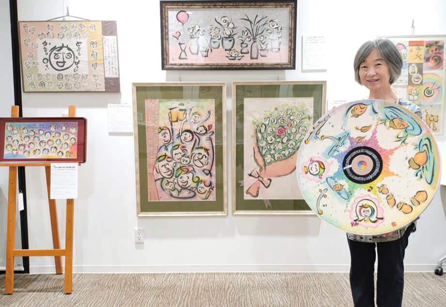 〈11月10日まで〉小田原駅東口図書館で「かくれ文字絵」アート作家小林真澄さんの個展開催中！