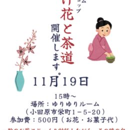 小田原で今年９月に開所した「不登校の子の居場所ゆりゆりルーム」がワークショップを開催