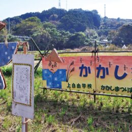 15年ぶりに復活「上地区かかしまつり」23日まで＠秦野市「生き物の里」とその周辺の田んぼ