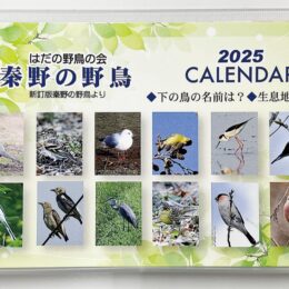 ２０２５年用の「秦野の野鳥」カレンダー販売