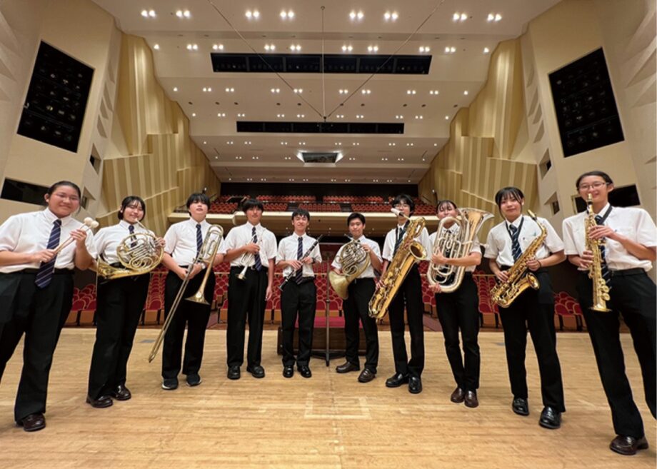 湘南工科大学附属高校吹奏楽部のX`masコンサート 12月25日 @茅ヶ崎のうみかぜテラス
