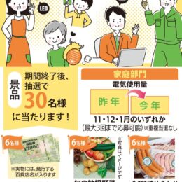 去年より電気使用量減ってますか？「ふじさわ省エネチャレンジ2024」家庭、事業所で参加