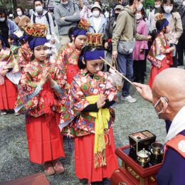 〈３～１０歳の男女対象〉小田原市仏教会が「花まつり」の稚児行列に参加する「おちご」を募集中