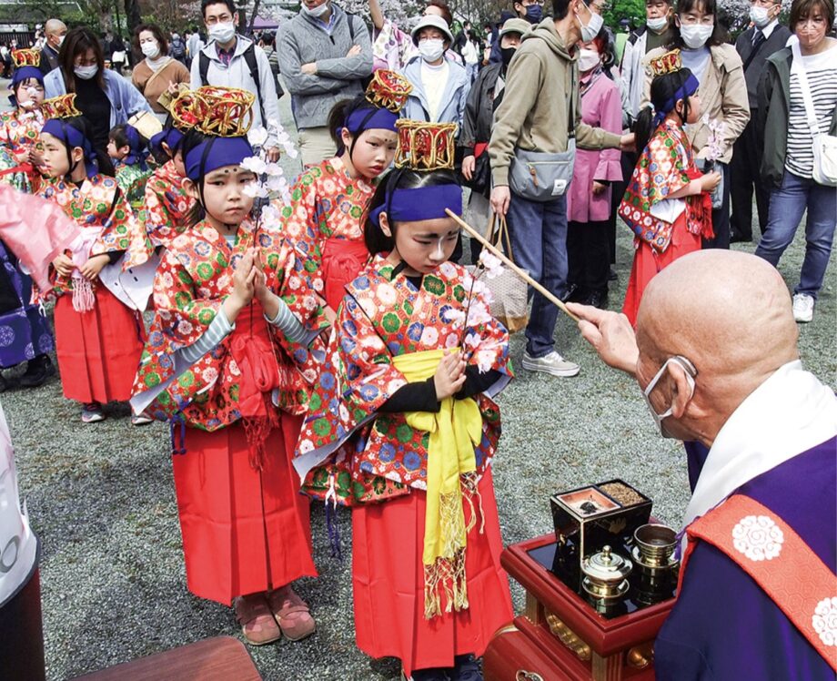 〈３～１０歳の男女対象〉小田原市仏教会が「花まつり」の稚児行列に参加する「おちご」を募集中