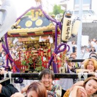 横須賀市武の八坂神社で夏祭り～神輿担いで「わっしょい」～暑さ対策で1カ月半早め（2025年6月7日・8日）