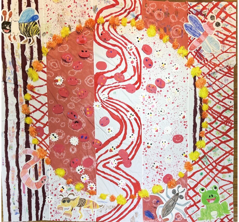 ＜川崎市多摩区＞寺尾みどり幼稚園の園児がいのち題材に｢大きな絵｣制作～８月に大阪・関西万博で展示
