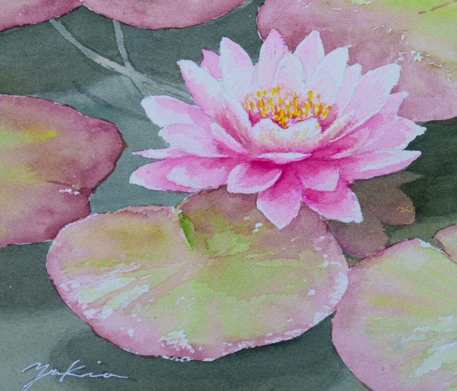 【タウンニュース連載『花色のパレット』描き方も公開！】水彩画講師・岡田ゆきおさんが紡ぐアートの世界