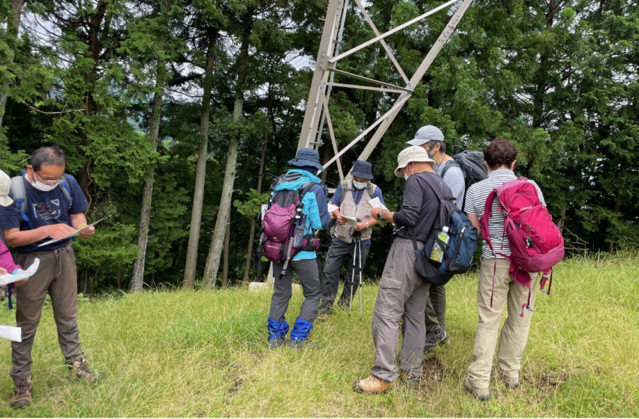 ６月15日　秦野市山岳協会「山登りのための地図読み講習会」