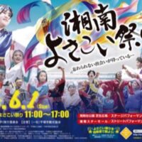 平塚夏の３大祭り「湘南よさこい祭り」が開催！ 迫力の踊りで４０チームが熱演【６月１日】