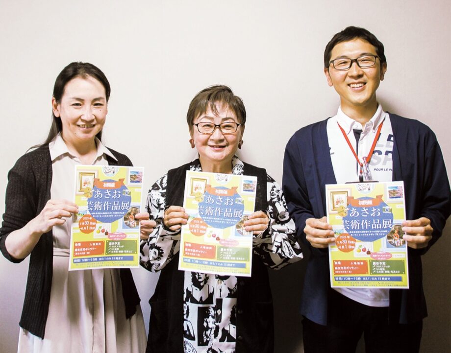 川崎市・麻生市民館で高齢者の芸術展「あさお芸術作品展」作品を見せて元気に【５月30日～６月１日】