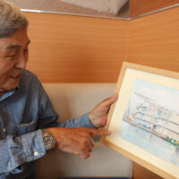 横浜市泉区和泉町・北條さん 街を描き続けて30年　水彩画展＠泉区民文化センターテアトルフォンテ