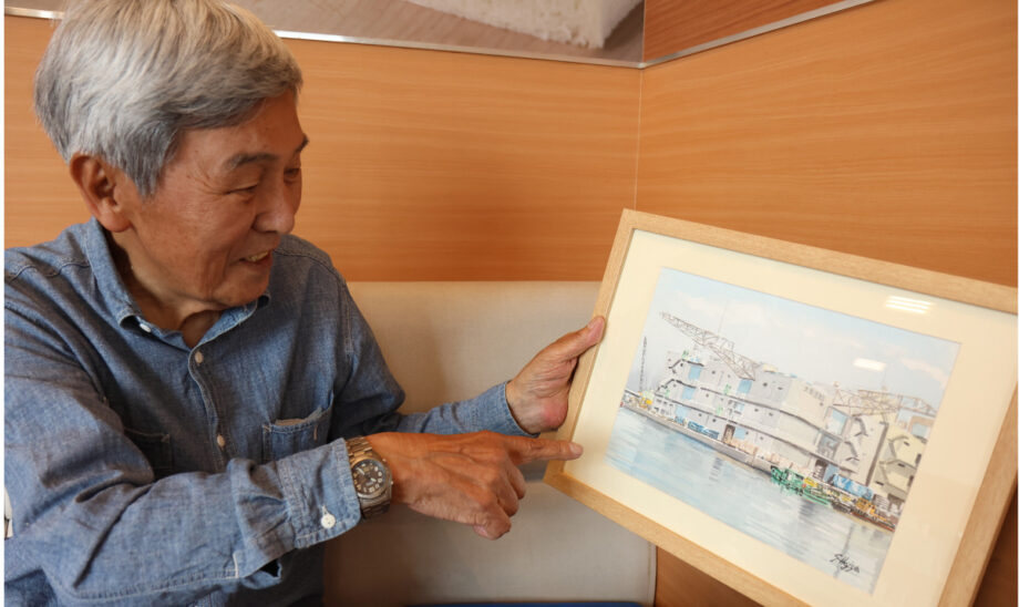 横浜市泉区和泉町・北條さん 街を描き続けて30年　水彩画展＠泉区民文化センターテアトルフォンテ