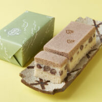 天皇行幸の浜辺を菓名した小田原の蒸し棹菓子：御幸の浜【四季料理・和菓子 右京／小田原市】
