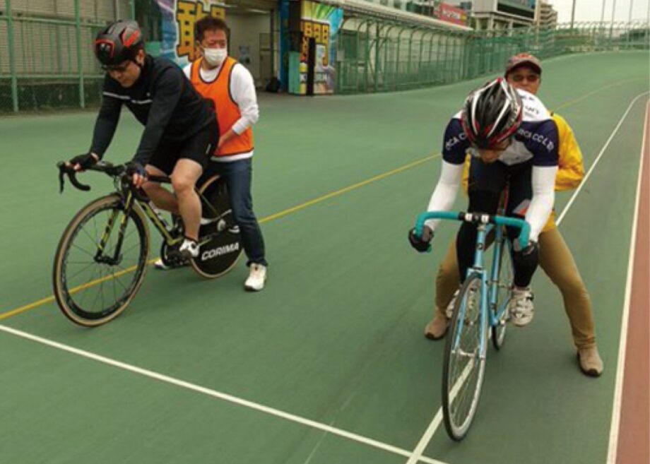 川崎競輪場のバンクを走行体験「競技用自転車教室」元競輪選手が指導【2025年６月15日】＠川崎区