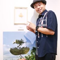 神奈川出身リトさん　葉っぱ切り絵の世界へ　みなとみらいで作品展【８月末まで】
