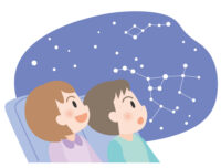 7月21日　海老名市立中央図書館で夏のプラネタリウム