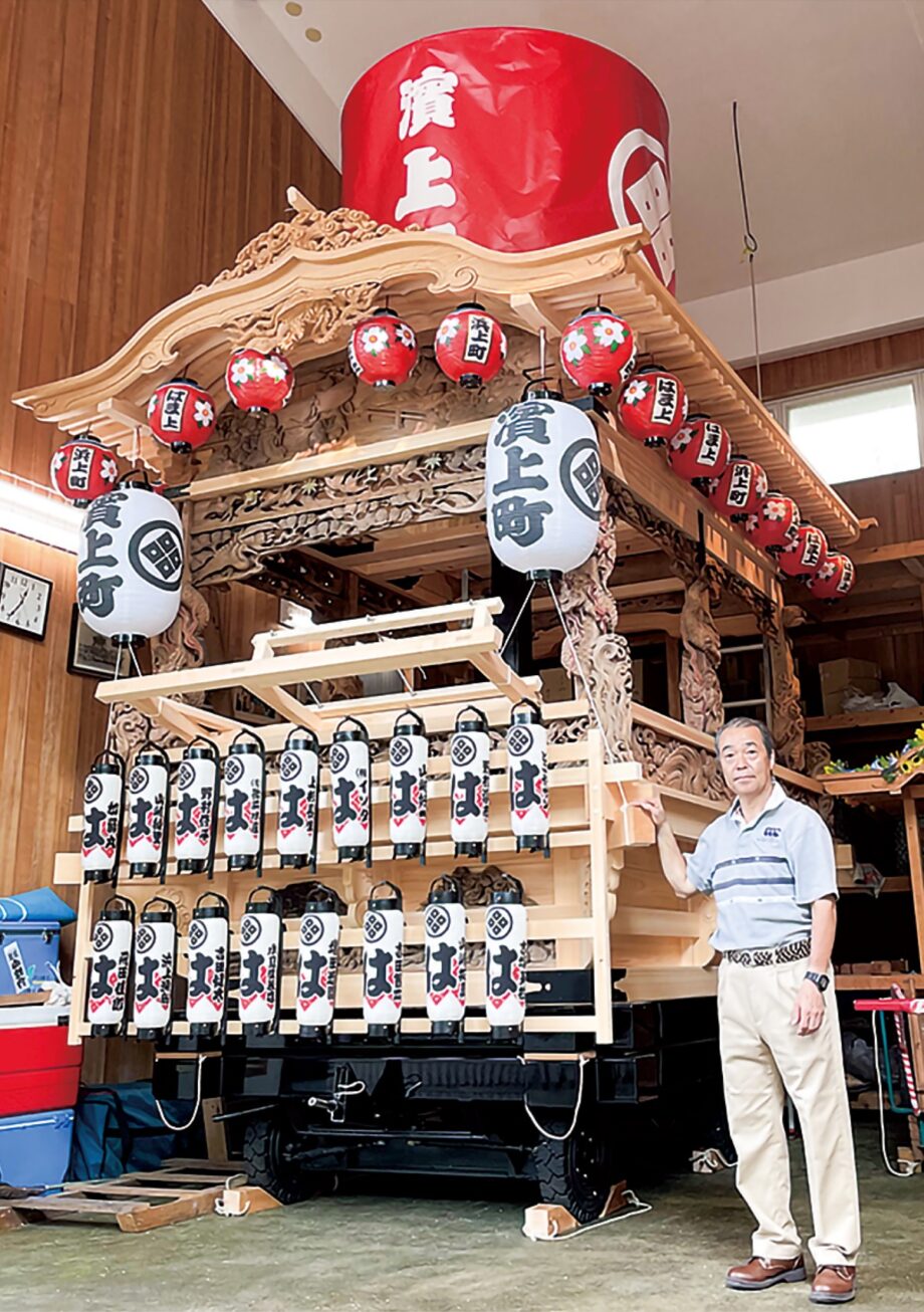 【７月12日㈯と13日㈰】鎌倉・小動神社浜上町内会＜ 63年ぶり山車再建＞ 天王祭でお披露目