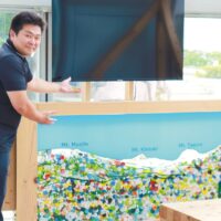 【南足柄市役所】足柄三山モチーフのペットボトル回収ＢＯＸが２回目の満タン間近！