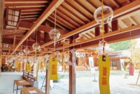 相模原市中央区上溝・亀ヶ池八幡宮に「夏詣お願い風鈴」設置